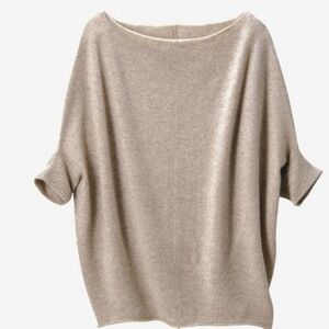 Uniqlo | Women's 100% Cashmere Poncho Sweater S